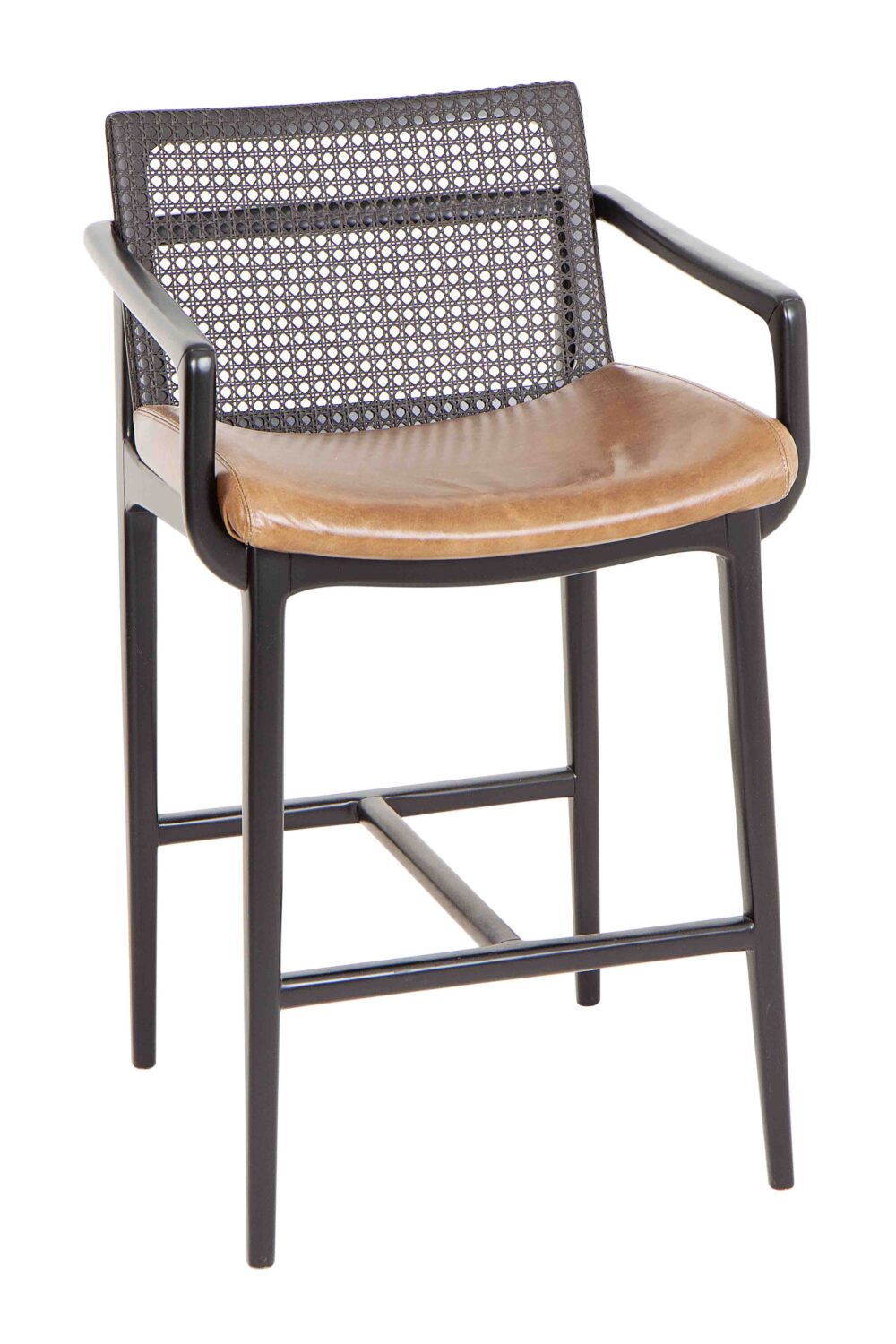 Banqueta Vega com palha com braço